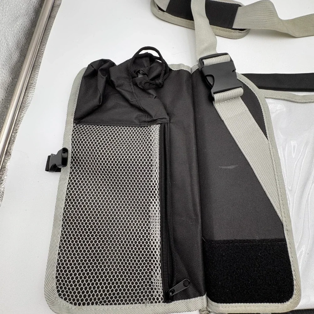 Pillani Kids‎ Car Seat Travel Tray Black Grey Foldable Activity Snack Organizer
